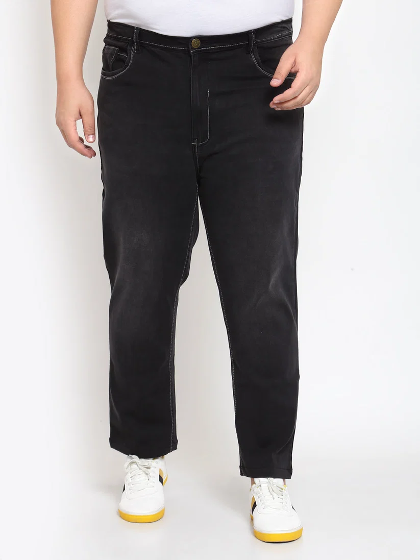 Black Straight Fit jeans
