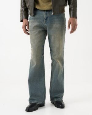 Sun-faded Blue Bootcut