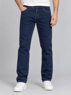 Dark Navy Straight Fit Jeans