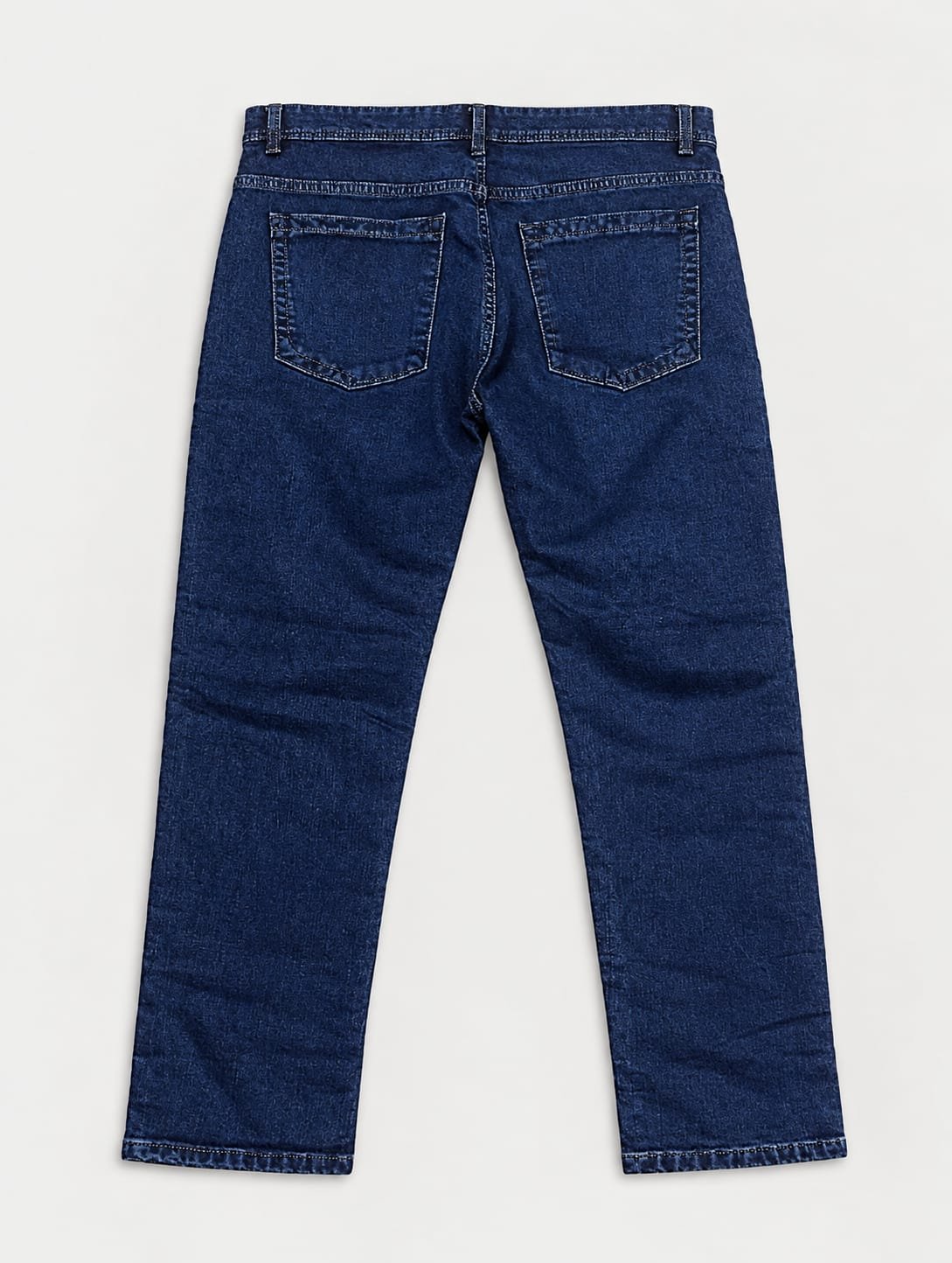 Dark Navy Straight Fit Jeans - Image 4