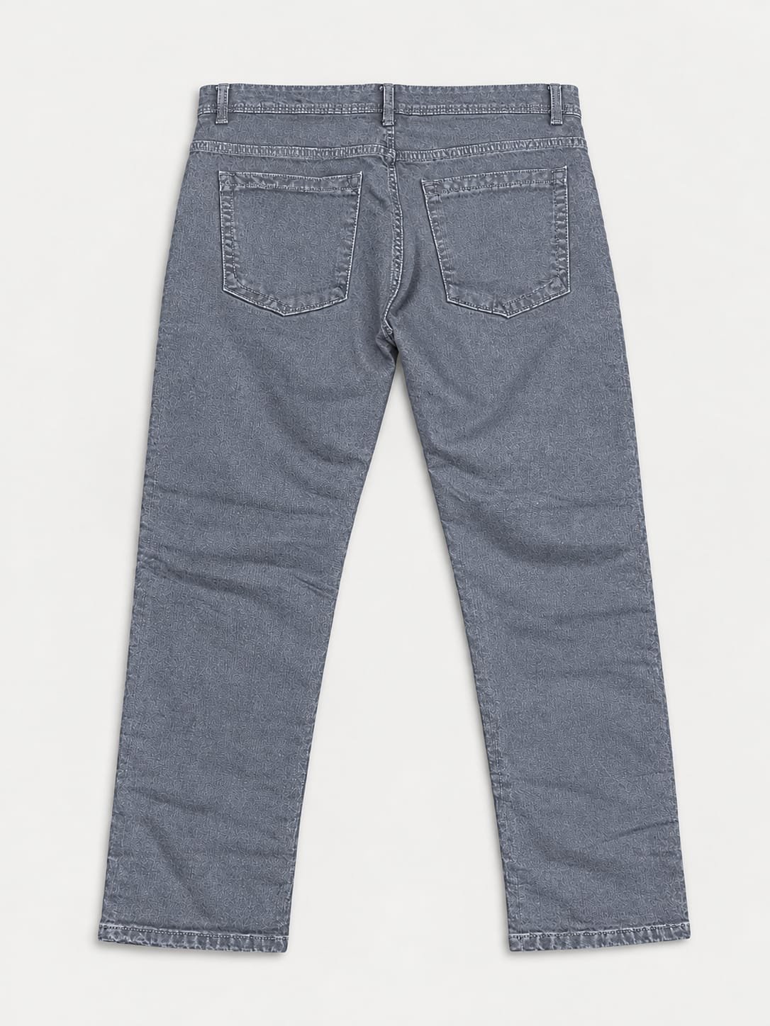 Slate Grey Straight Fit Jeans - Image 4