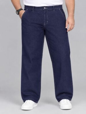 Dark Blue Straight Fit Jeans