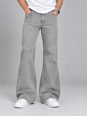 Light Ash Grey Bootcut