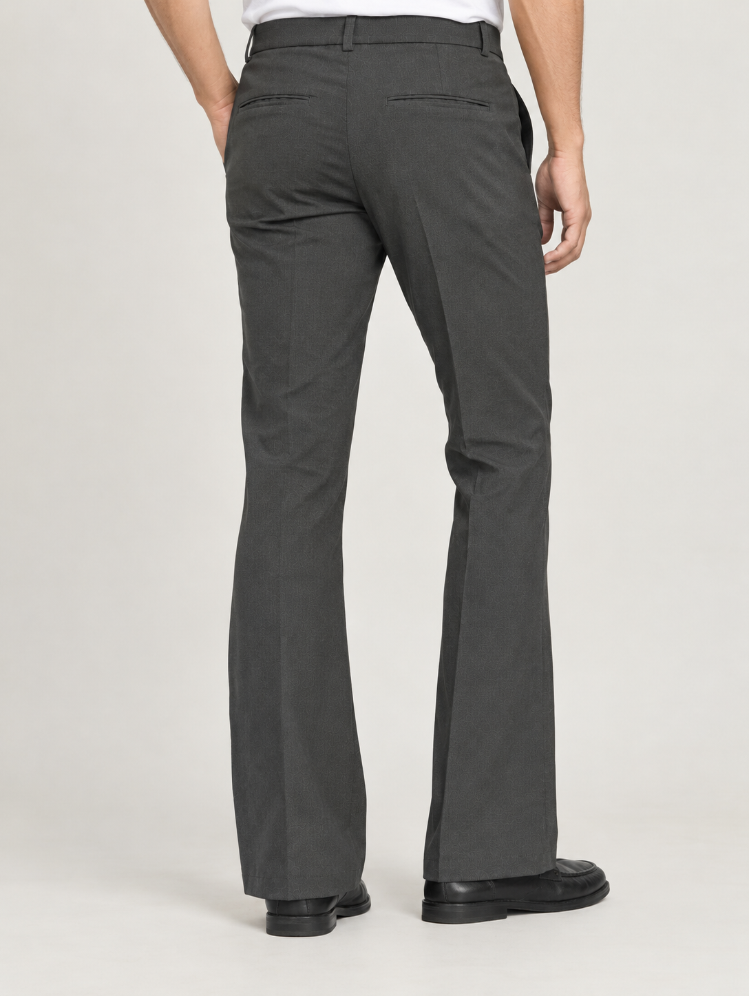 Charcoal Grey Bootcut Trouser - Image 2