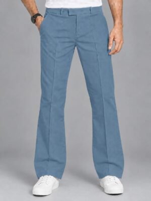 Steel Blue Bootcut Trouser