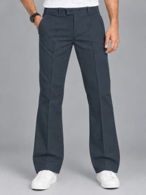 Slate Blue Bootcut Trouser