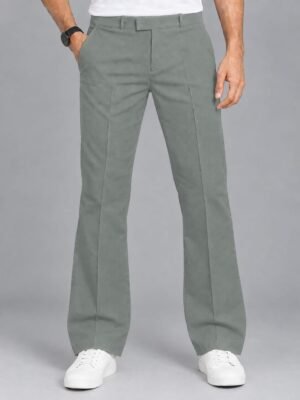 Muted Olive Bootcut Trouser